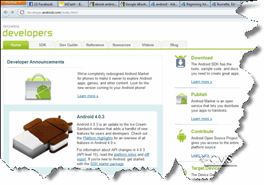 Android Developers Site